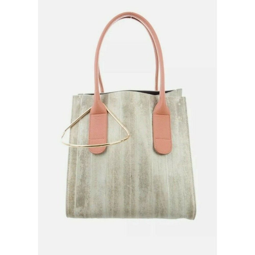 ROKSANDA Eel & Leather Weekend Tote w/ Gold Tone Hardware New Display Bag $2.8K
